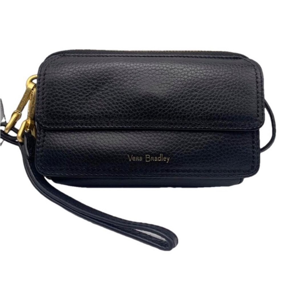 VERA BRADLEY Black Wallet Crossbody